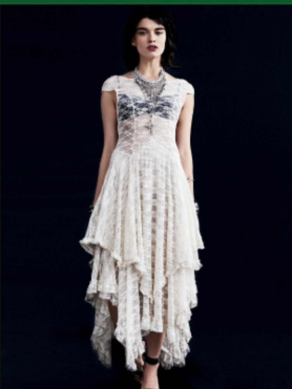 Free People French Courtship Slip- Ivory